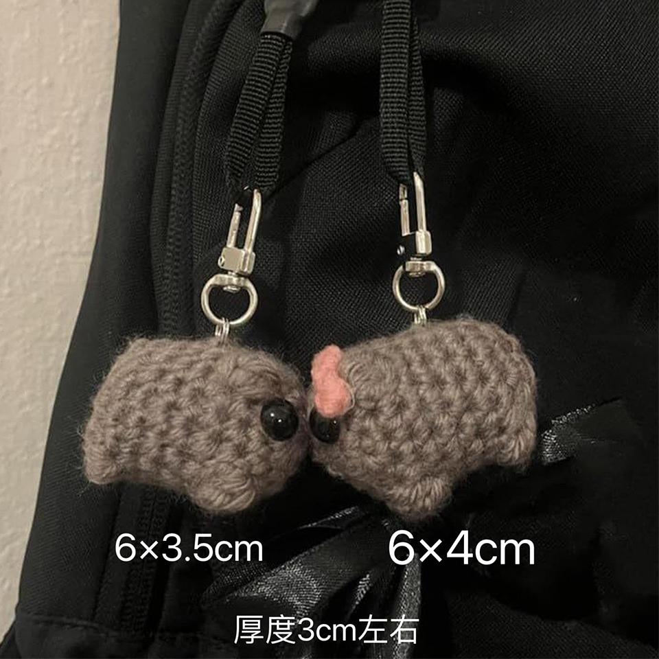 Meme Sad Hamster Plush Toy Sad Hamster Ring For Accessories Bag Funny Pendant Jewelry Fans Gift Bag Charm