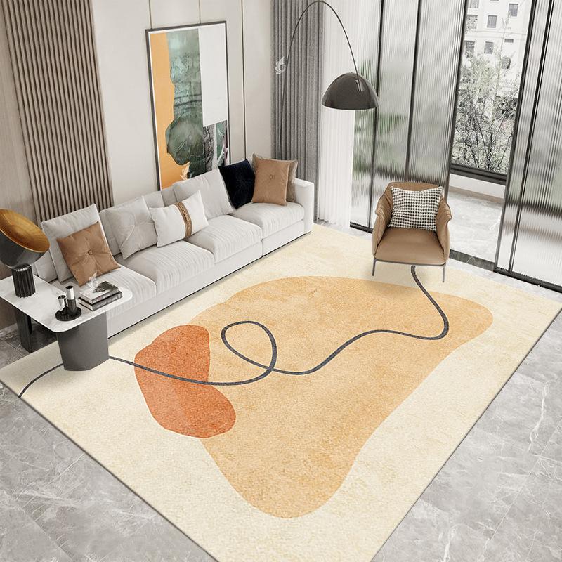 Modern Abstraction Living Room Decoration Carpet Nordic Style Rugs for Bedroom Non-slip Large Area Mat Home Washable Lounge Rug