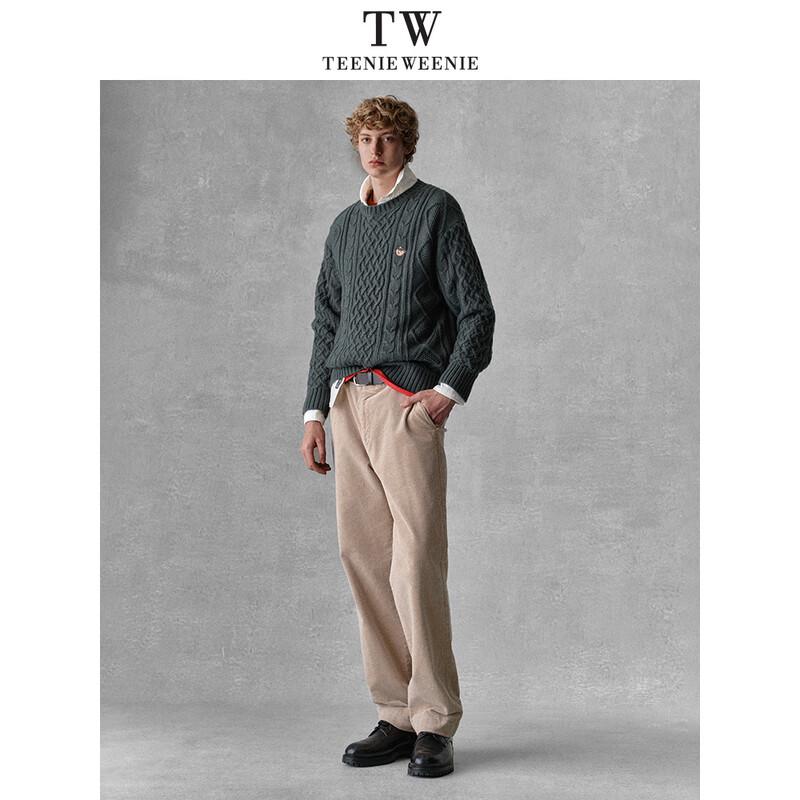 Teenie Weenie Men's Corduroy Straight-Leg Casual Pants