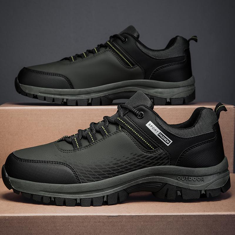 Fashion Man Shoes Outdoor Men's Hiking Shoes Lightweight Casual Sports Shoes Men Waterproof Comfortable Trekking Sneakers Large Size 46