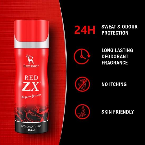 Kjøp Ramsons - RED ZX Deodorantspray 200 ML | Kroppsparfyme for Kjøp Ramsons - RED ZX Deodorantspray 200 ML | Kroppsparfyme for