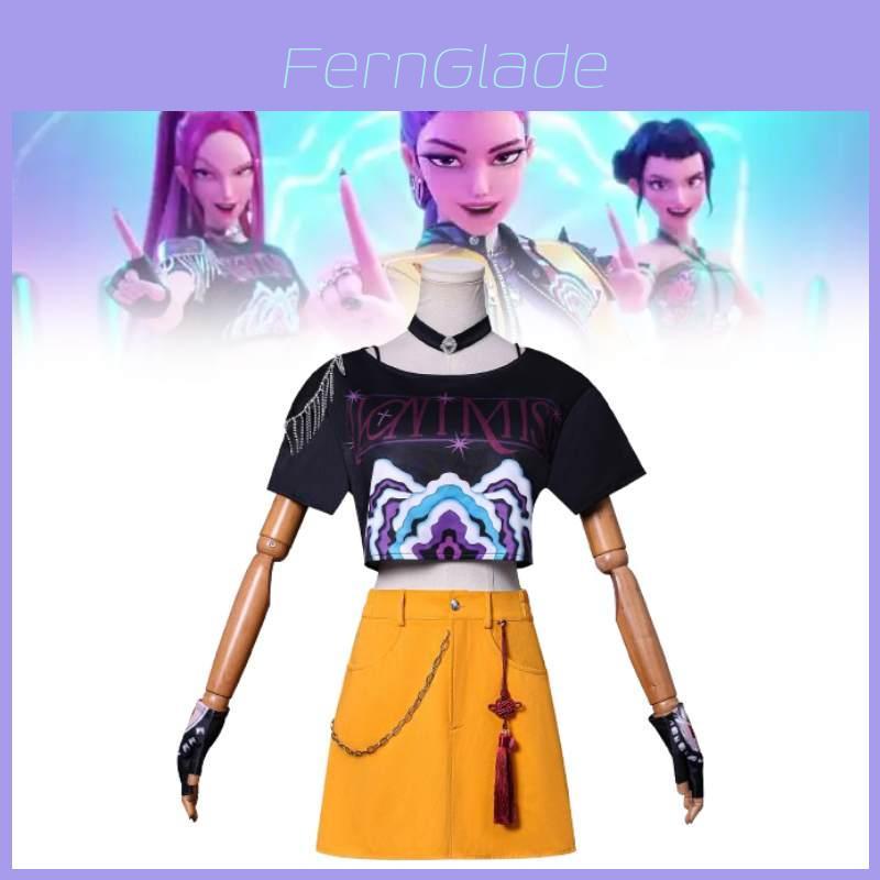 Kpop Demon Hunters Mira Cosplay Costume With Polyester Fabric For Game Anime Role Play Adults