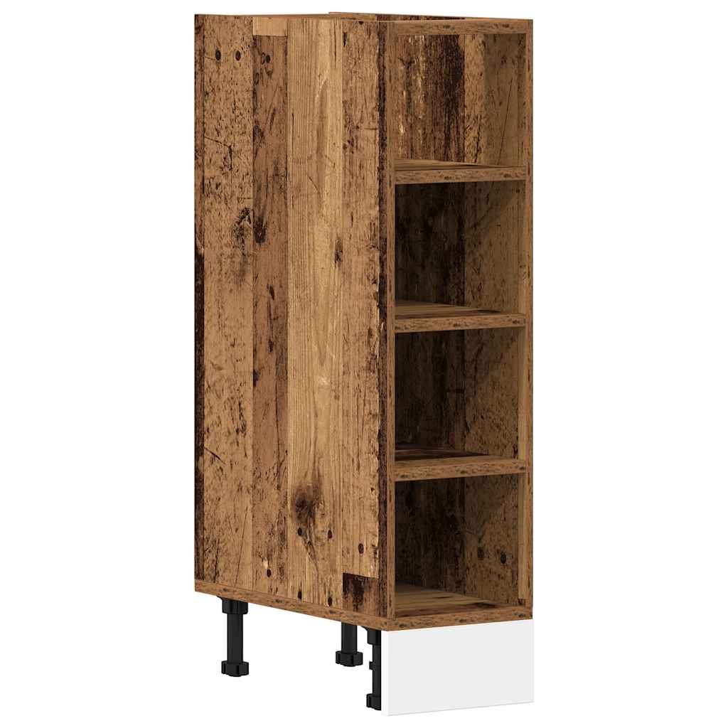 Vidaxl Dolna Szafka Stare Drewno 20X44,5X81,5 Cm Drewno Klejone