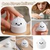 3D Printed Dumpling Shaped Stress Relief Clicker Toy Soft Silicone Material Compact Size Desk Gadget for Sensory Fidgeting and Anxiety Reduction