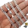 Silver Men' Chain Cuirass 925 SILVER DIAMONDED Italian 5mm FULL