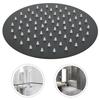 High Pressure Black Shower Head 8 Inch Round Rain Shower Head Luxury