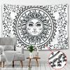 Sun God Moon God Tapestry Bohemian Style Wall Hanging Background Decoration Fabric Beautiful Mysterious Print Decoration
