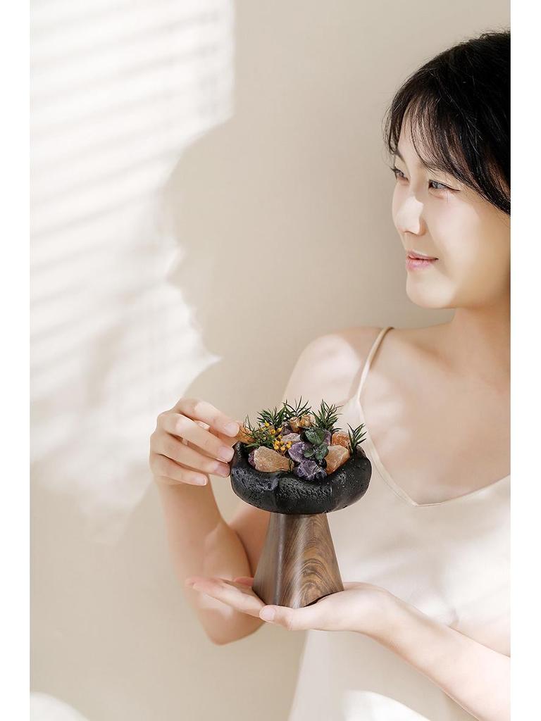 Wilderness Secret Scented Stone Diffuser Gift Set - Indoor Flameless Aroma Ornament for Holidays and Parties