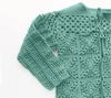 Sawada Knitting Kit Motif Knitting Cardigan Kit Jade Green "Punyeco A-001"
