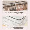 Stackable Transparent Shoe Box Folding Clothes Quilt Storage Box Durable Shoe Holder  Bedroom