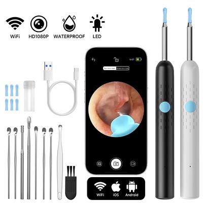 Wifi vizuální ušní tyčinky HD1080P 4,2mm Mini otoskopická kamera Bezdrátový endoskop Čistič ušního mazu Nástroj pro péči o zdraví