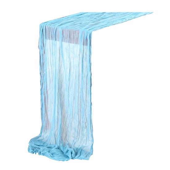 Tischläufer, rustikale Tischdecke, weich, waschbar, lichtecht, handgefärbte Tischdecke, Hochzeitsfeier-Dekoration