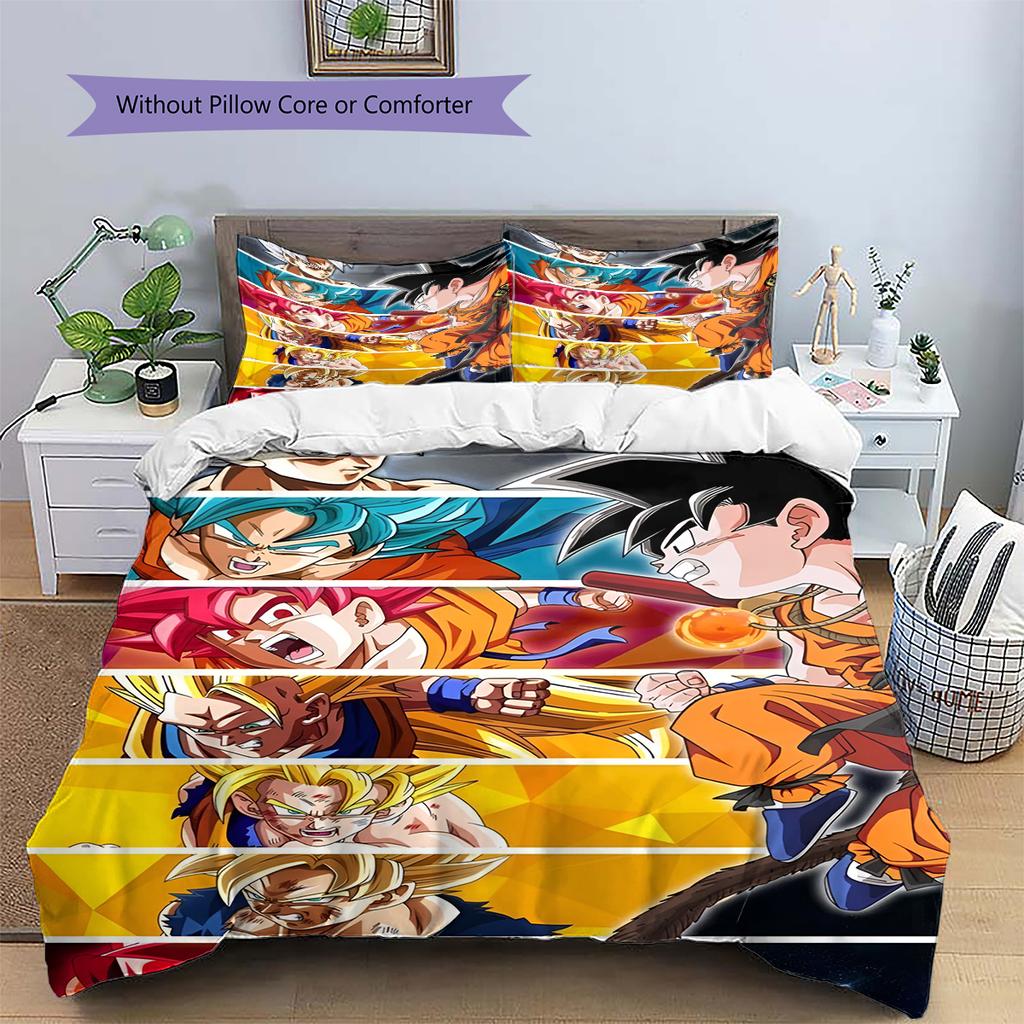 Set Copripiumino Trapuntato con Fantasia Cartone Animato Federa Decorazione per la Casa Regalo di Compleanno (1 * copripiumino + 2 * federa, senza nucleo)