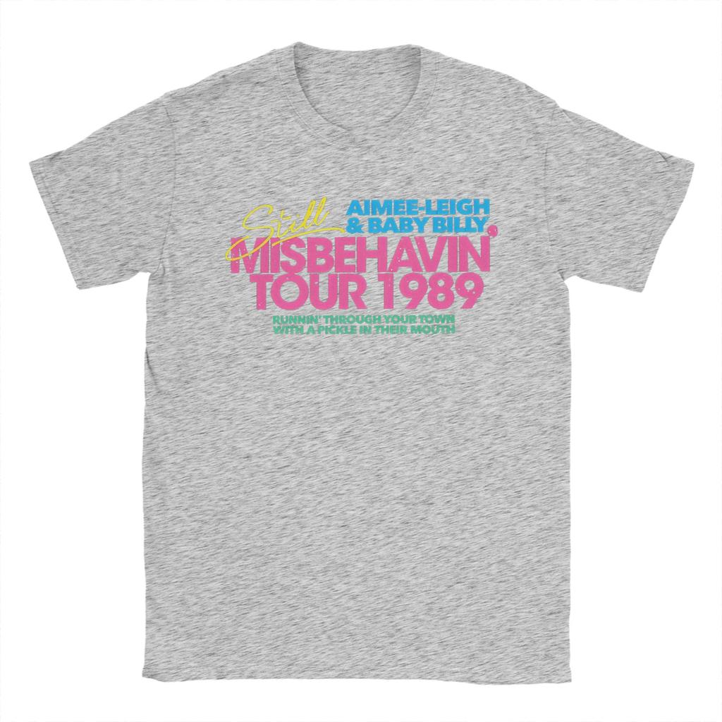 Righteous Gemstones Misbehavin T-Shirts for Men Baby Billy Vintage 100% Cotton Tees O Neck Short Sleeve T Shirt Party merch