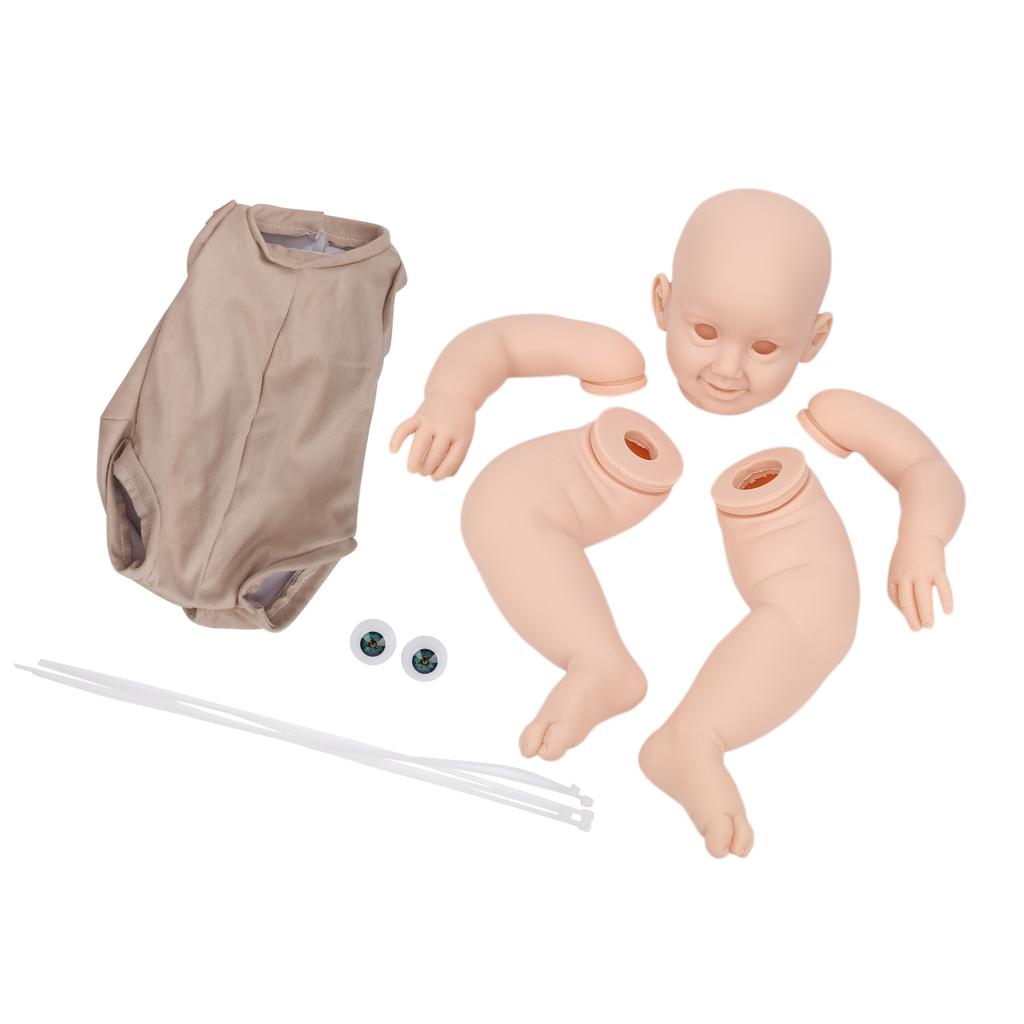 Vinyl DIY Reborn Doll Kit Unpainted Baby Infant Doll Model Parts Sets Toy 28 Inch