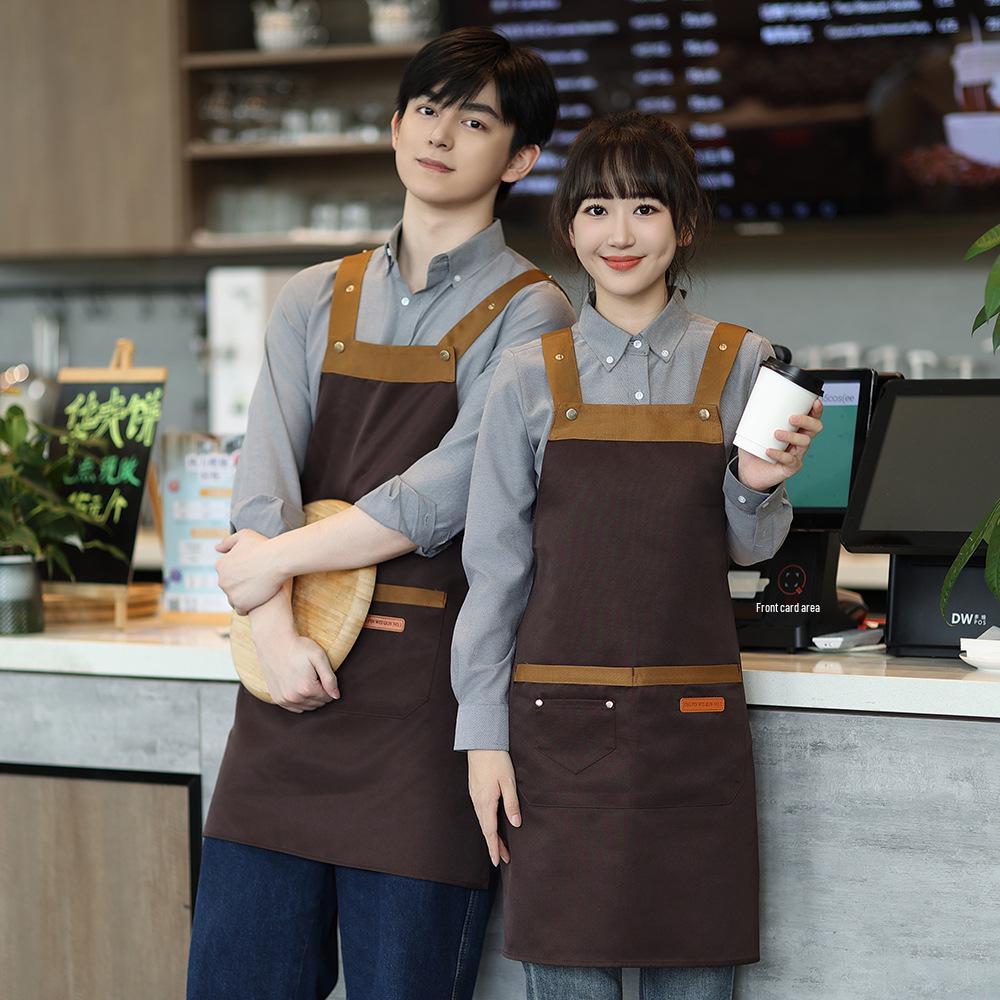 Personalized Waterproof Oil-Proof Apron – Stain-Resistant Kitchen Gift