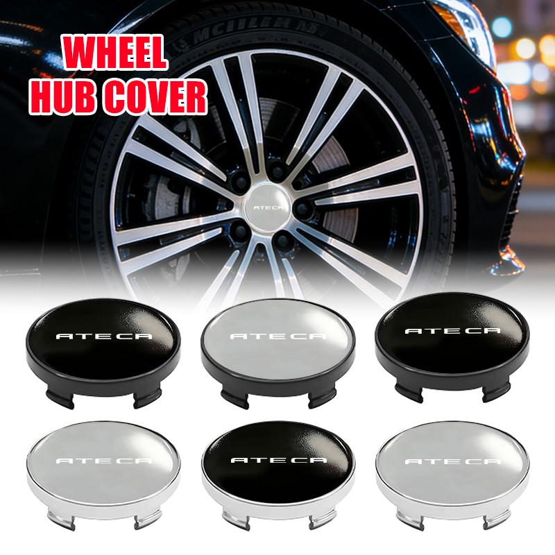 For Seat 4Pcs 56mm/60mm Car Wheel Center Hub Cap Rim Cover Leon Ateca Arona Ibiza Altea Cupra Formentor Ateca Terramar