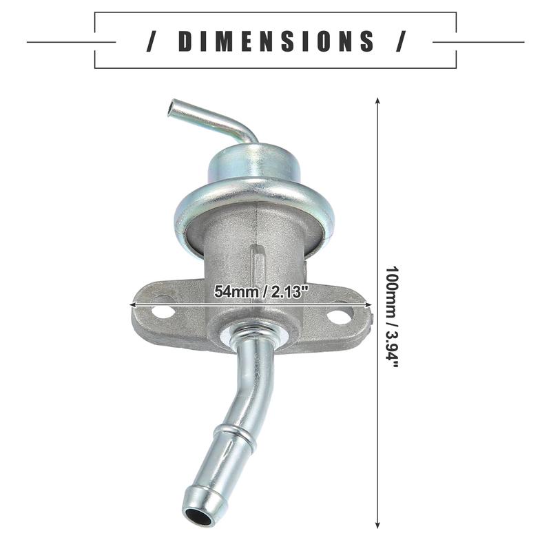 UXCELL Fuel Injection Pressure Regulator for Honda CBR600F4i 2002-2006 Silver Tone