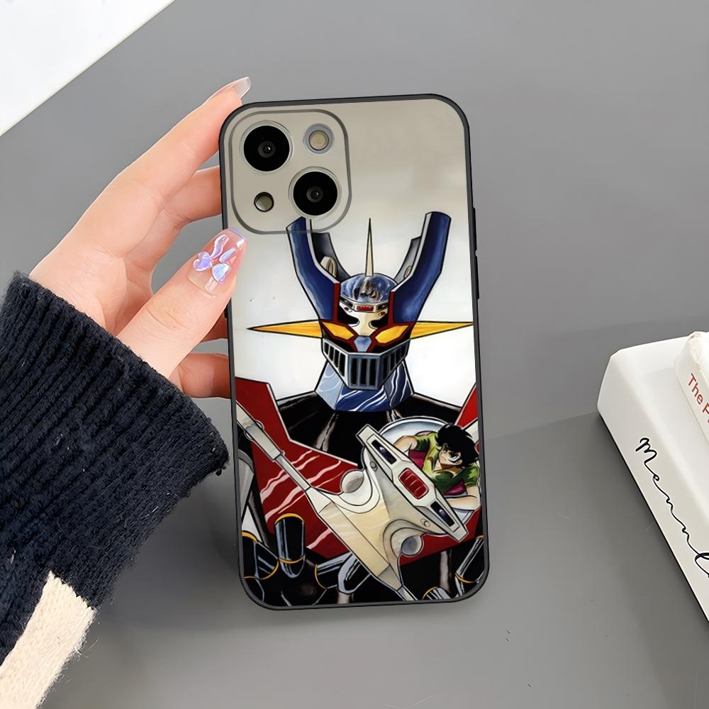 UFO Robot Goldorak Phone Case For Iphone 16 Plus 15 14 Pro Max 13 Mini 11 12 Xr X Xs 6 7 8 SE Plus Back Cover
