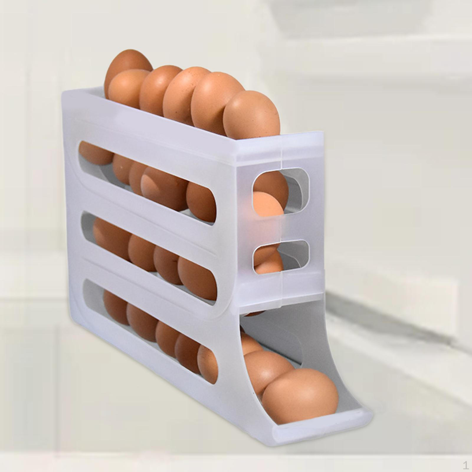 

4-ярусний лоток для яєць на 30 яєць Холодильник Keep Tidy Контейнер для зберігання холодильника чистий