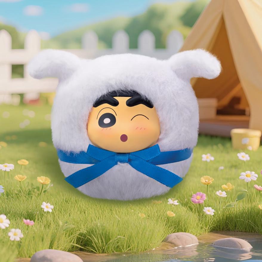 Genuine Eaki Crayon Shin-Chan Cute Chubby Series Plush  Cute Bag Pendant Trendy Toys Collect Decor  Mysterious Box Gift