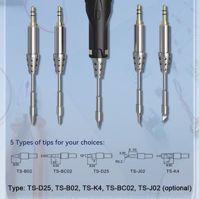 Digital Soldering Iron Bit Accessoty Internally Heated Type Welding Tips Easy Installation