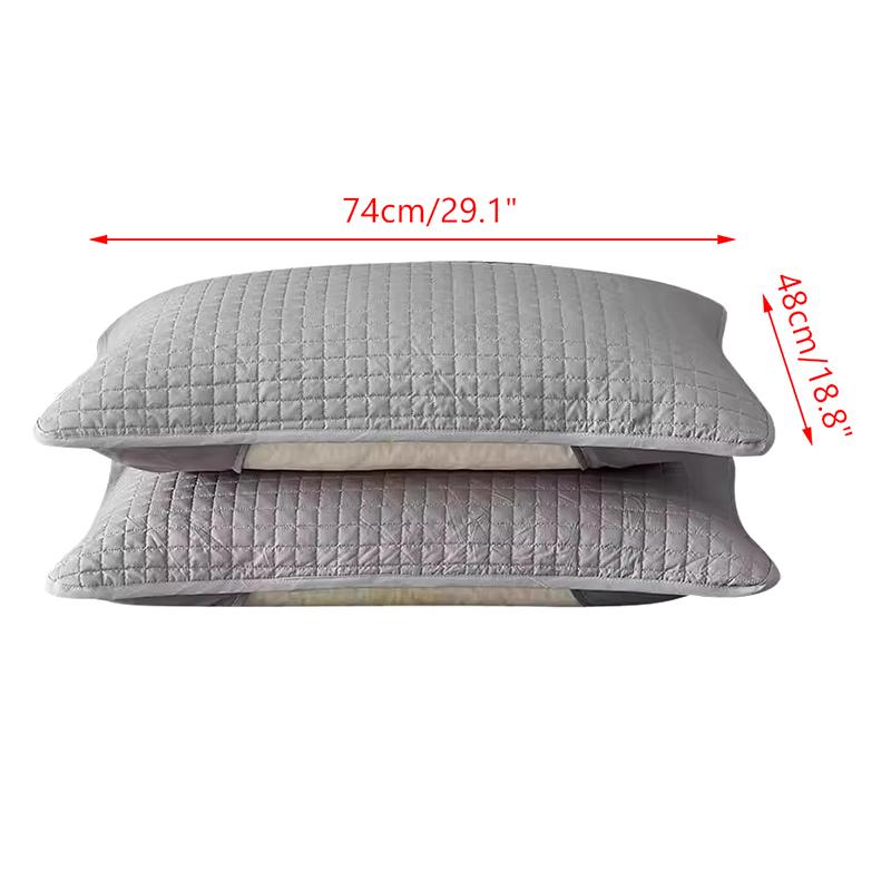 Comfortable Cotton Clip Pillow Cover Isolation Layer Anti Mite Pillow Core Protection Head Oil Waterproof Pillowcase