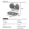 Ergonomic Lumbar Support Cushion & Posture Corrector with Cervical Traction for Office Use