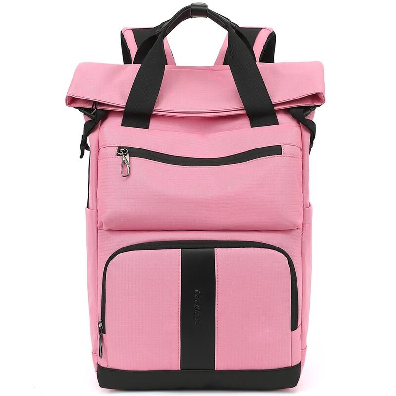 Li Shen Roll-Top Waterproof Oxford Cloth Student Backpack 27*14*54cm