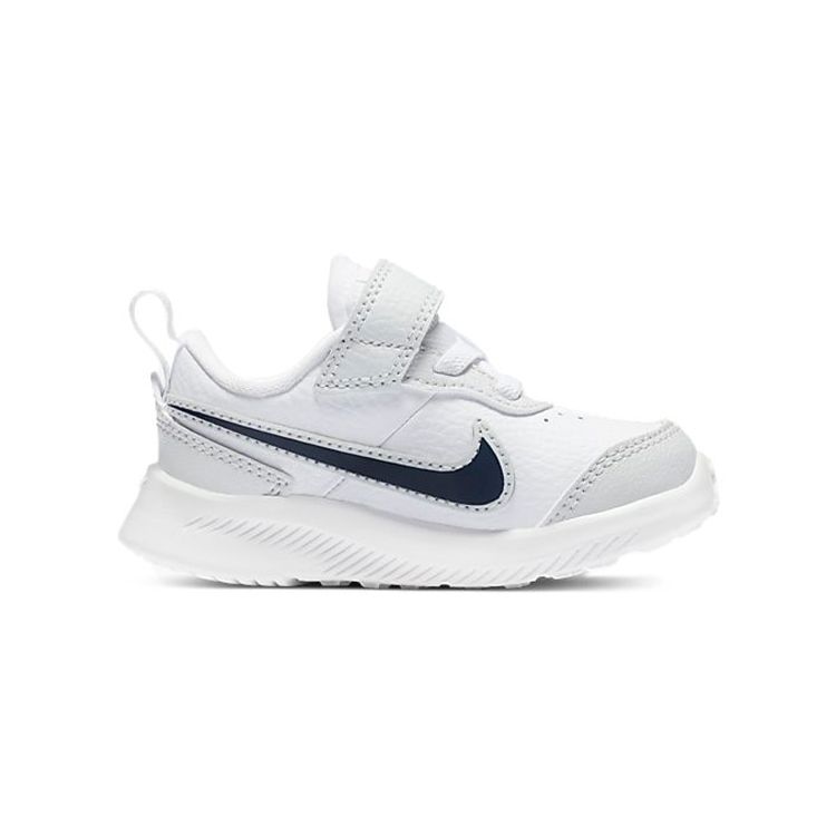 Nike Varsity Leather Low Top Sports Casual Shoes Baby Sneakers White Black CN9397-100