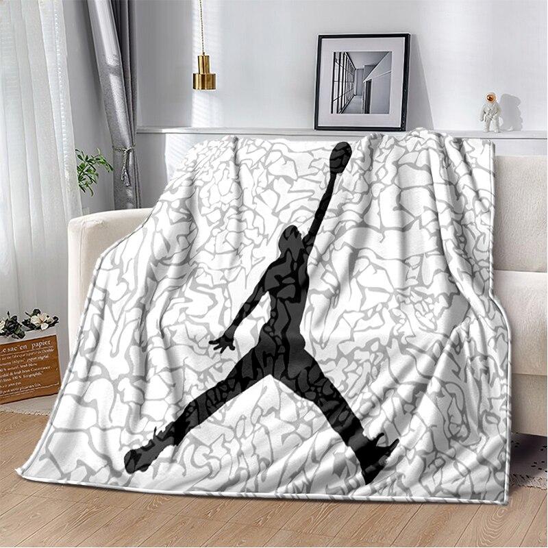 Fashion Basketball Blanket Custom Lightweight Thermal Insulation Blanket Sofa Blanket Bed Office  Blankets for Beds