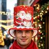 Festive Christmas Bucket Hats Funny Xmas Photo Hat Fashion Santa Claus Hat  Winter