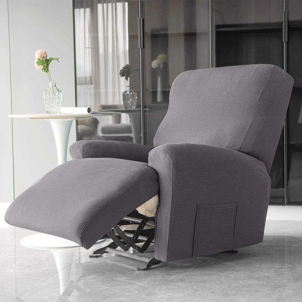 Water Repellent Recliner Sofa Cover Stretch Jacquard Slipcover Washable Relax Armchair Cover