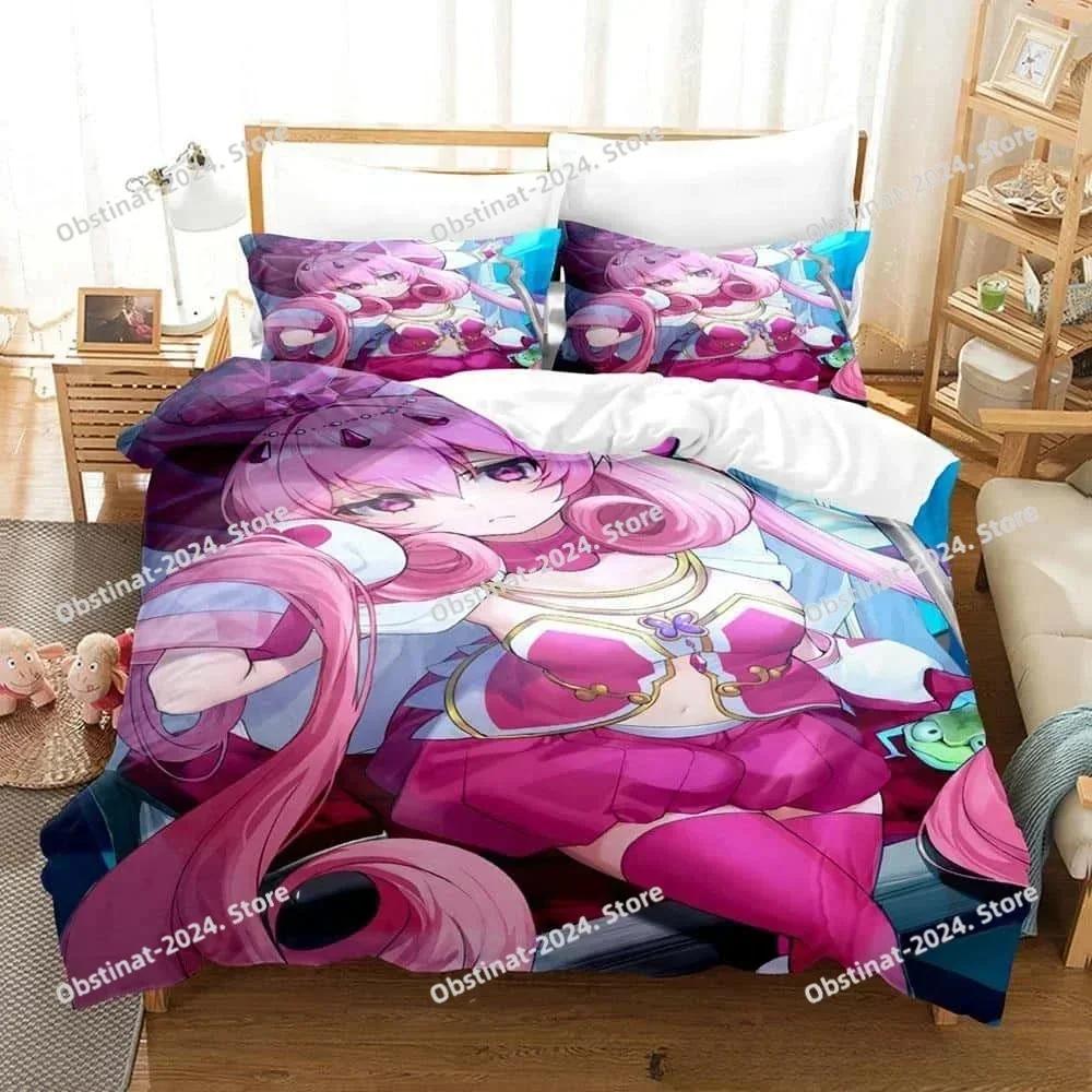 Fashion 3D Print Anime Pink Girls Neneka Bedding Set Single Twin Full Queen King Size Bed Set Adult Kid Bedroom Duvet cover sets