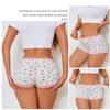 Women's Boxers Panties Cute Blossom Printed Ladies Panties Lace Underwear Seamless Panties Casual Solid Underwear S-XL