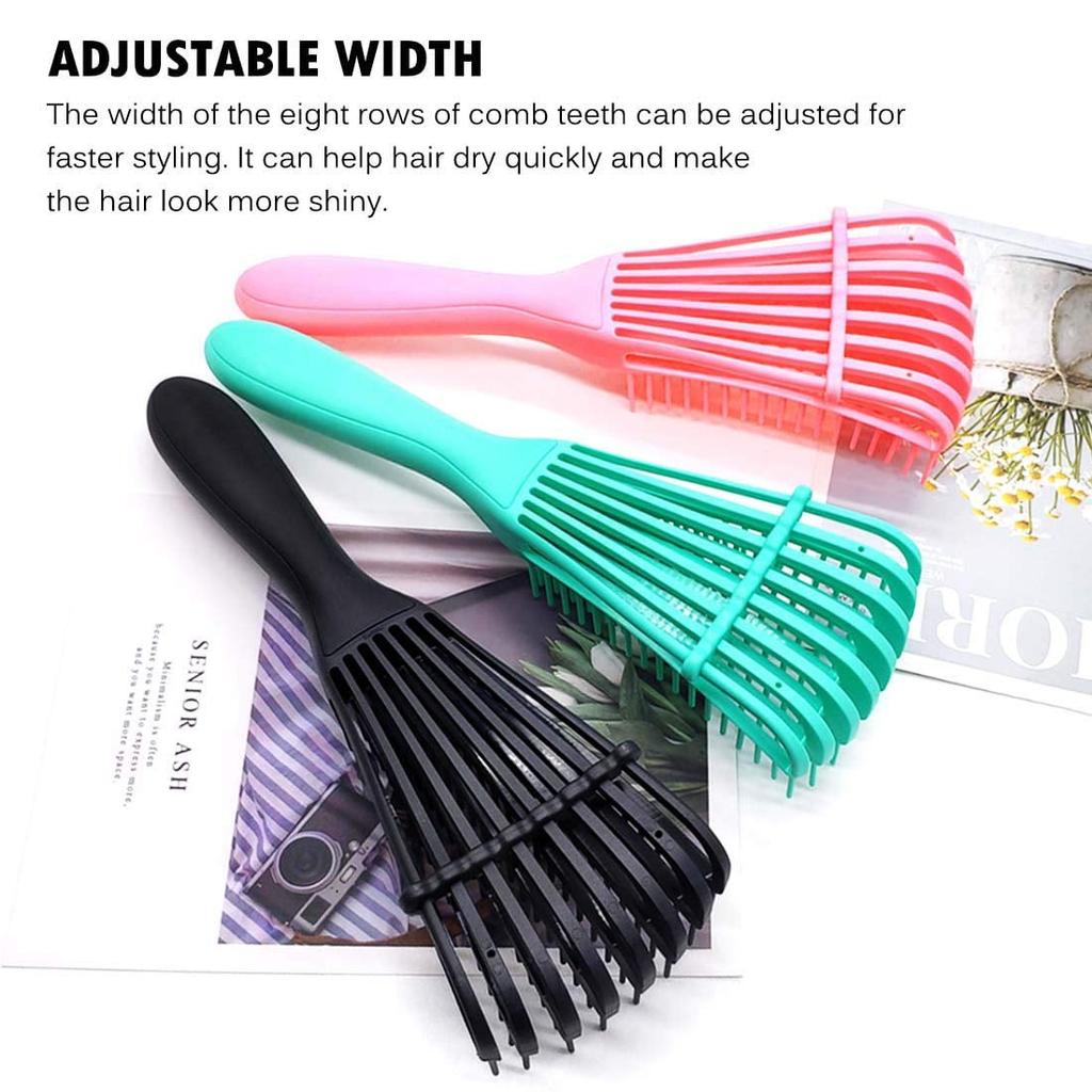 New Scalp Massage Comb Hair Brush Women Detangle Hairbrush -tie Knot Comb