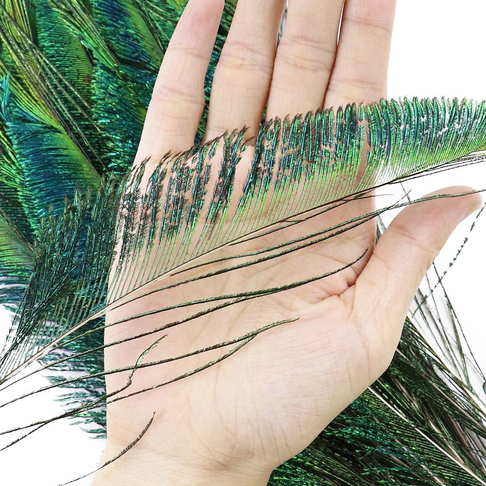 Natural Peacock Sword Feathers 30-35Cm Diy Crafts Decoration Beautiful Plume Party Wedding Home Jewelry Accessory Bulk