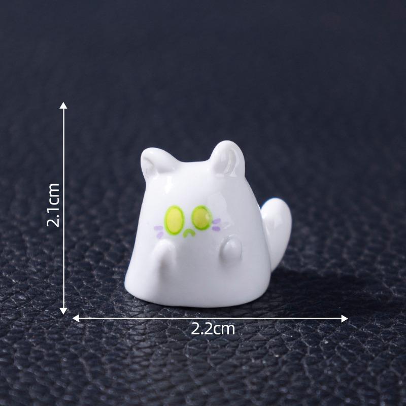 Halloween Pumpkin Ghost Cute Particle Decorative Accessories Mini Micro-landscape Resin Small Ornaments