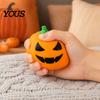 Stress Relief Gadget Halloween Cartoon Pumpkin Ball, Squeeze Toy for Relieve Relaxation Anxiety, Creepy Sensory Fidget Toy, Party Favors