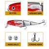 Multi Section Sea Bass Hard Fishing Lure Artificial Bait 3D Fish Eyes Multi Section Fishing Lure Hard Lure