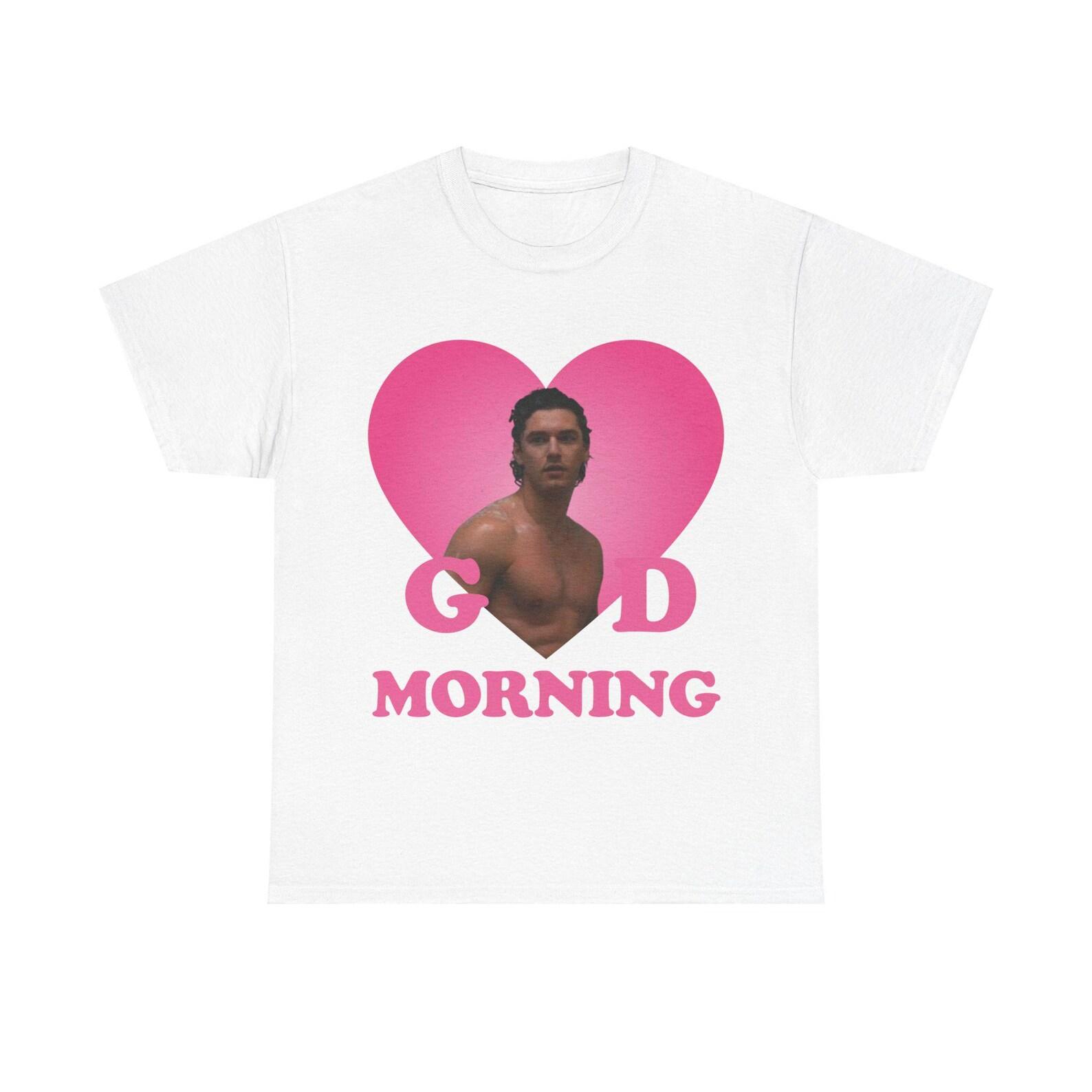 Good morning Belmont Cameli pink hearT-Shirt L