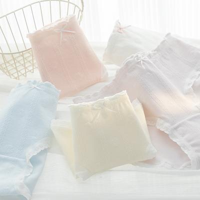 Ladies Spring and Autumn Lace Sexy Mesh Comfortable Skin Friendly Breathable Underwear