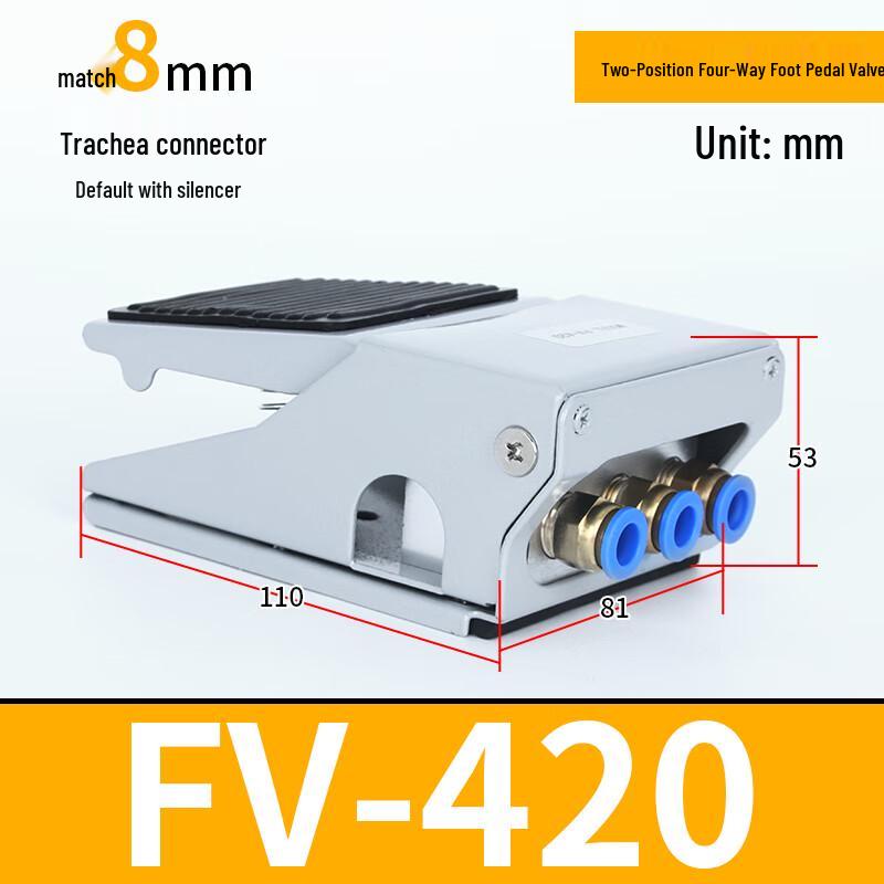 DDE Pneumatic Foot Pedal Valve