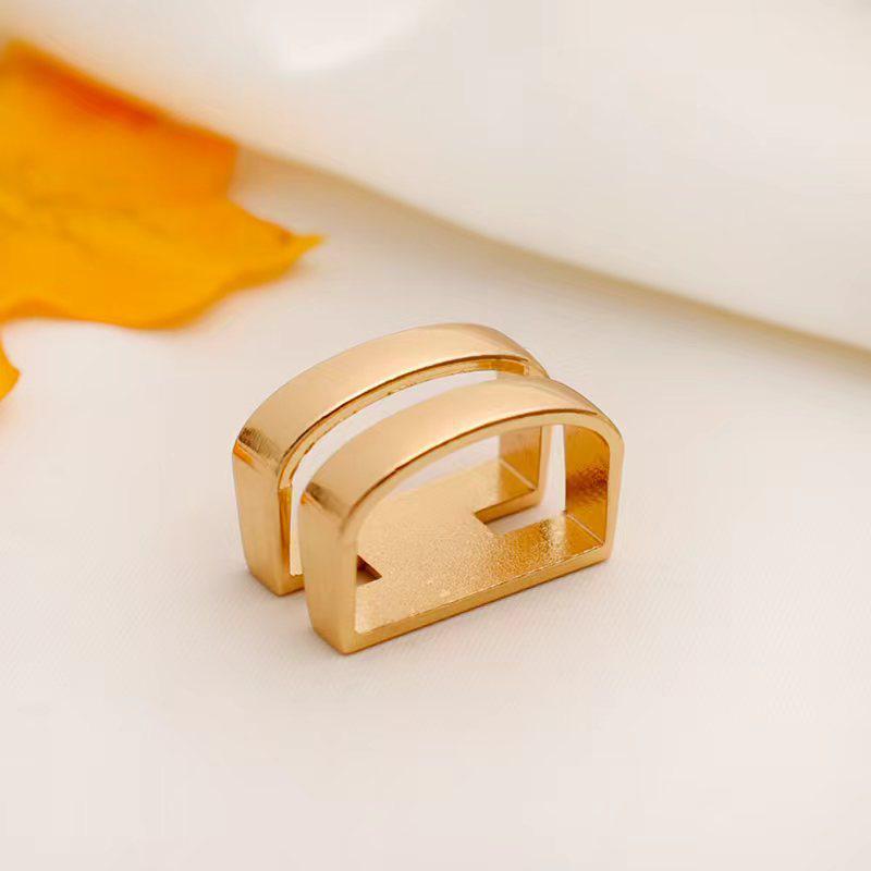 1/2Pcs 2cm Inner Diameter Metal Pin Buckle For Thin Belts Women's Belt Accessories Fashionable Belt Buckles