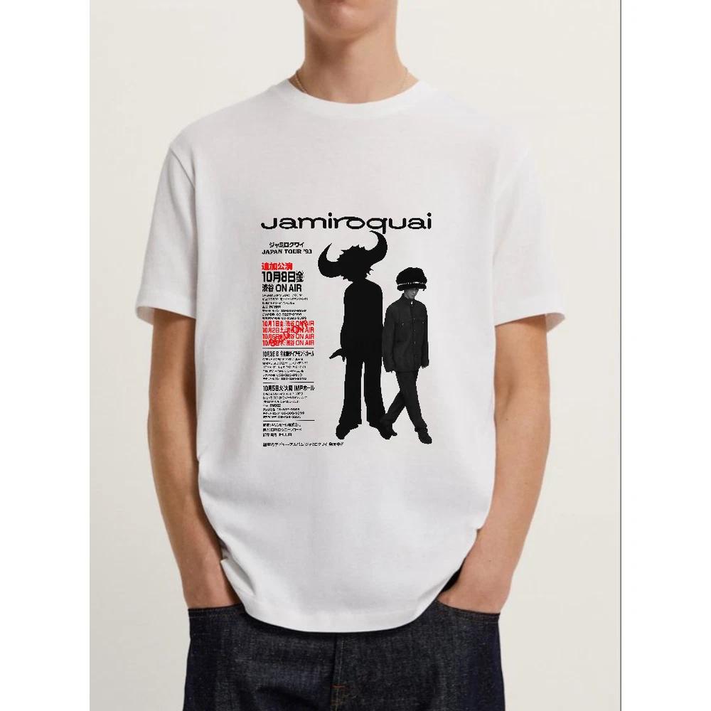 Jamiroquai tour white short sleeve classic tshirt S