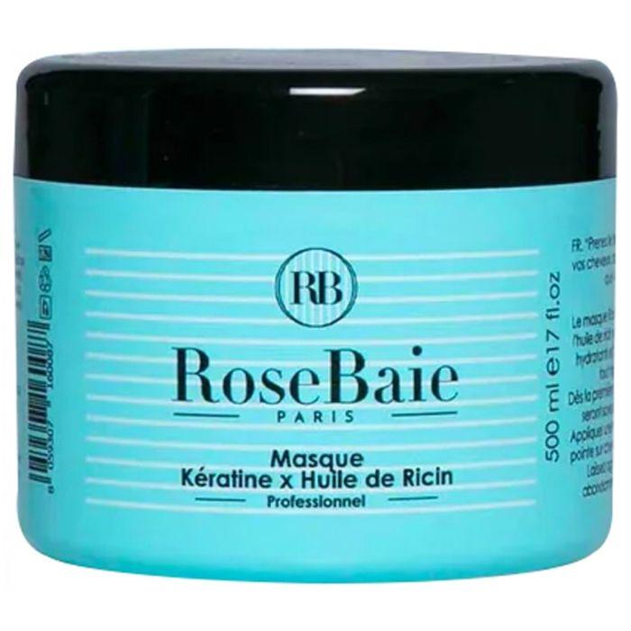 Rosebaie masque à la kératine et à l'huile de ricin 500ml