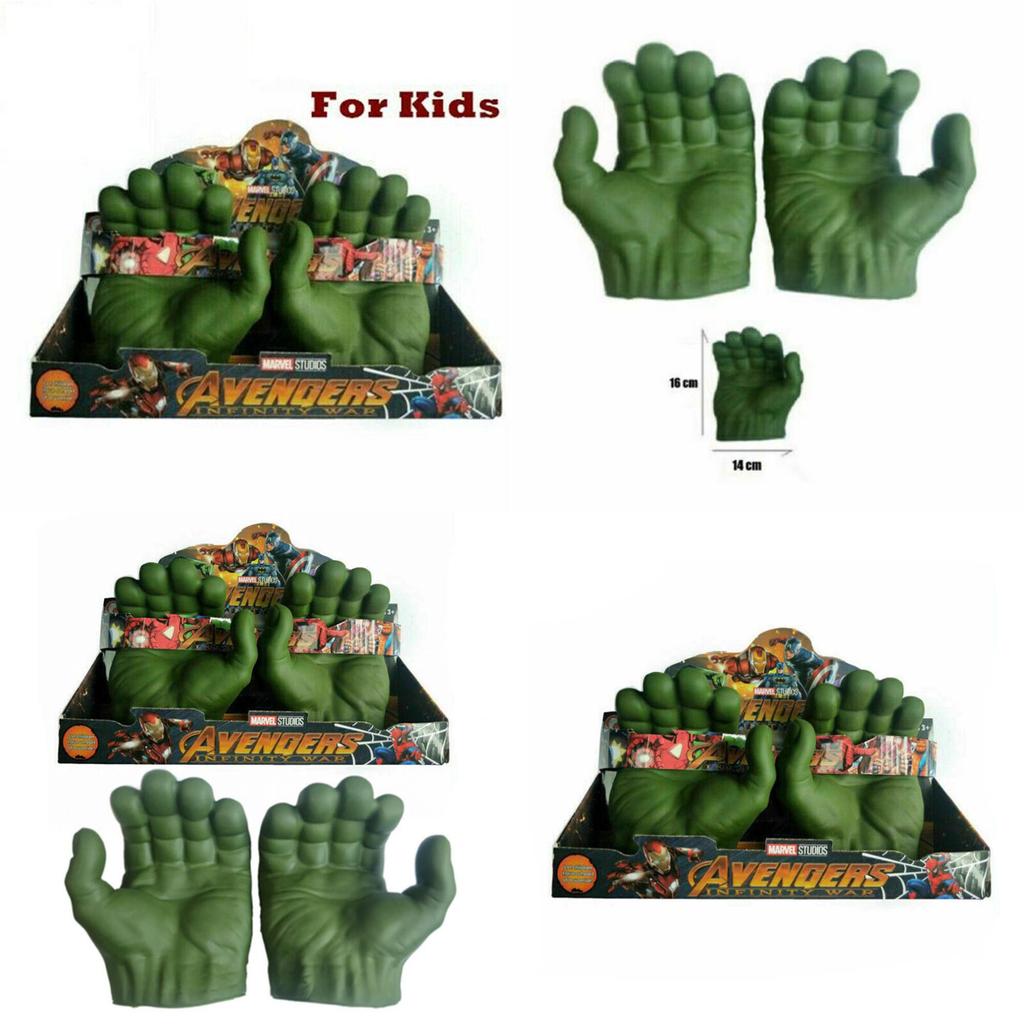 Incredibile Hulk Mani Smash Guanti Cosplay Avengers Peluche Regalo per Feste