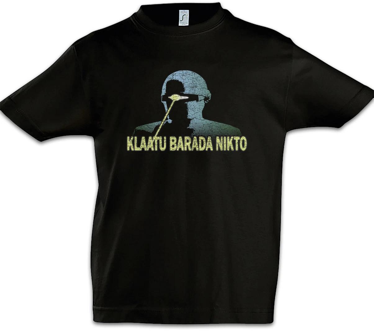 Klaatu Barada Nikto Kids Boys kids boys T-Shirt The Day The Earth Alien Quote Stood Still 140