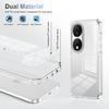 For Honor X7b 4G Clear Phone Case TPU PC Anti-Slip Drop-Proof Back Cover