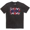 AC/DC Stone Wash T-Shirt: Flag OFFICIAL NEW